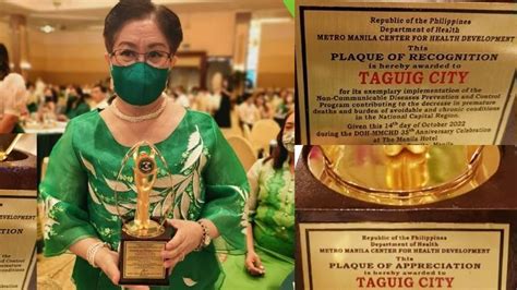 Taguig cited by DOH for non.